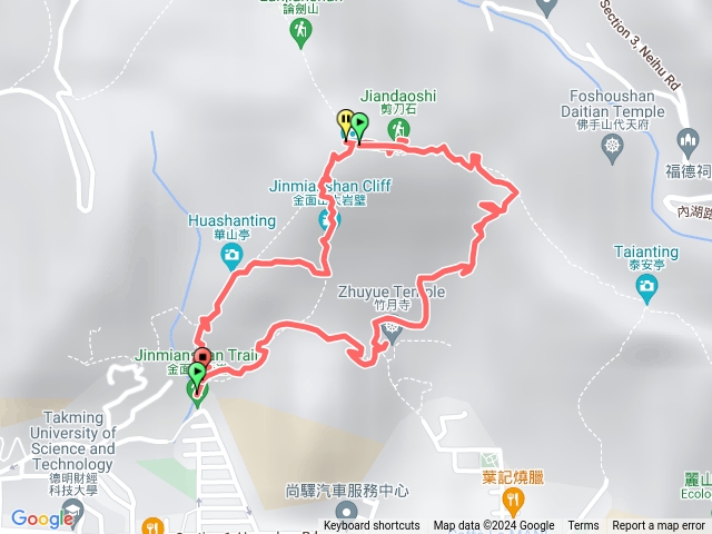 內湖金面山剪刀石