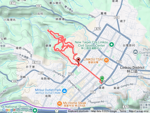 坑頭步道頂福巖步道（林口森林步道）雪花步道9K
