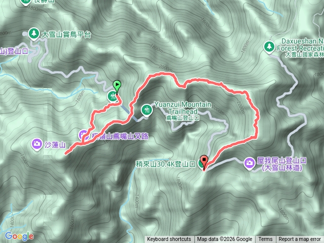 2026.01.24橫嶺鳶嘴捎來縱走預覽圖