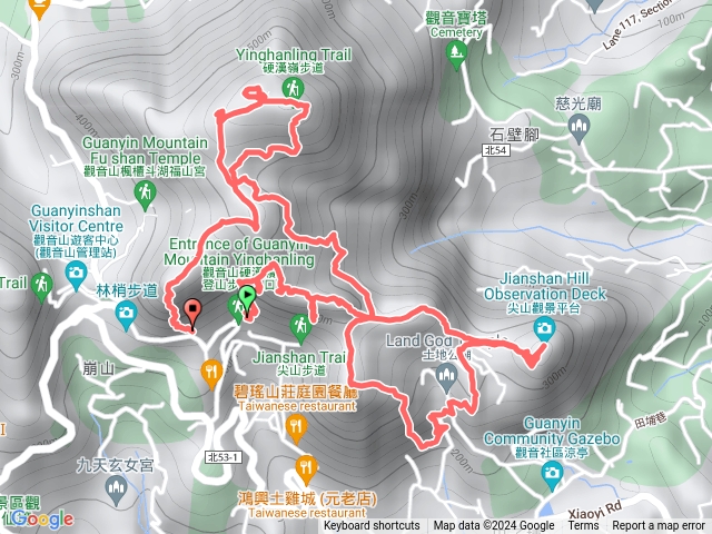 2024-0218 觀音山18連峰+艱難路線預覽圖