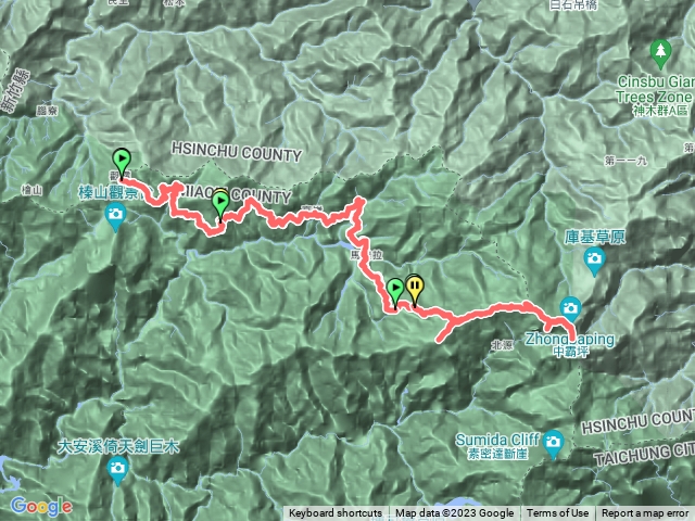 新竹－臺灣百大必訪步道大霸群峰登山步道(大鹿林道線)202304161253