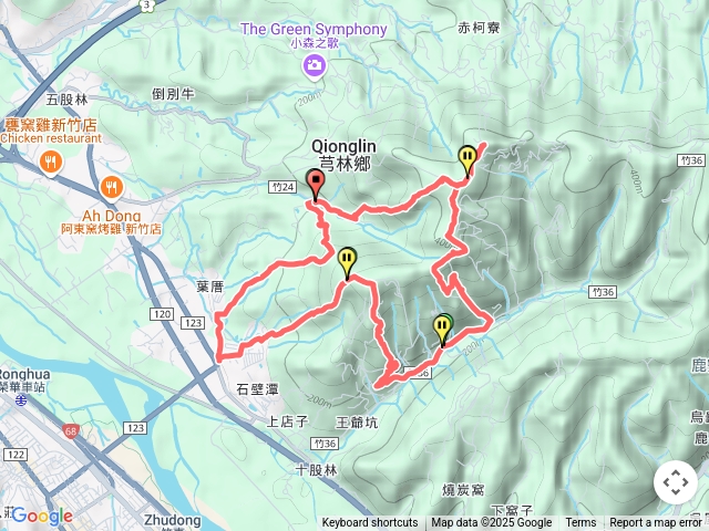 20250420飛鳳山W繞石碧潭上中坑山