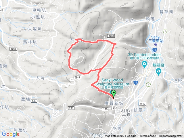 三通嶺古道，三義木雕博物館，慈濟茶園，大衍茂，大坑尾山，三通嶺