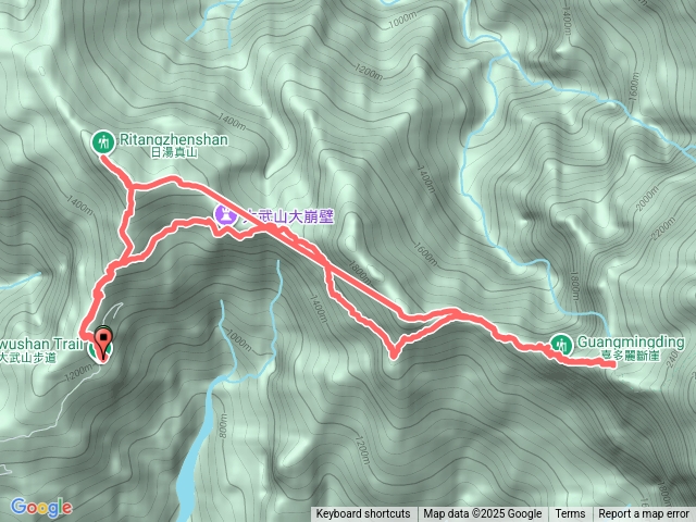 北大武山4.3k-西大武山-日湯真山預覽圖