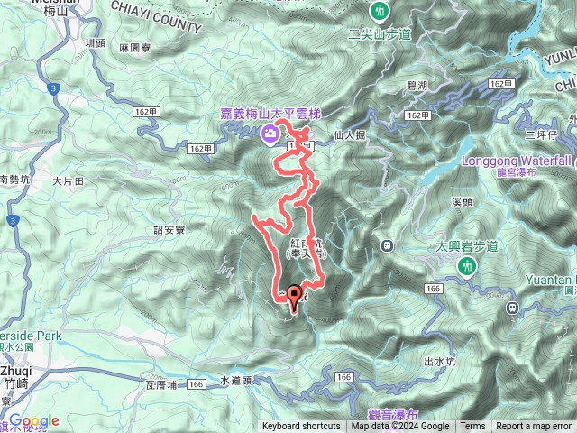 阿拔泉山（進）～太平山西峰～獨立山（出）嘉義竹崎10連峰O繞