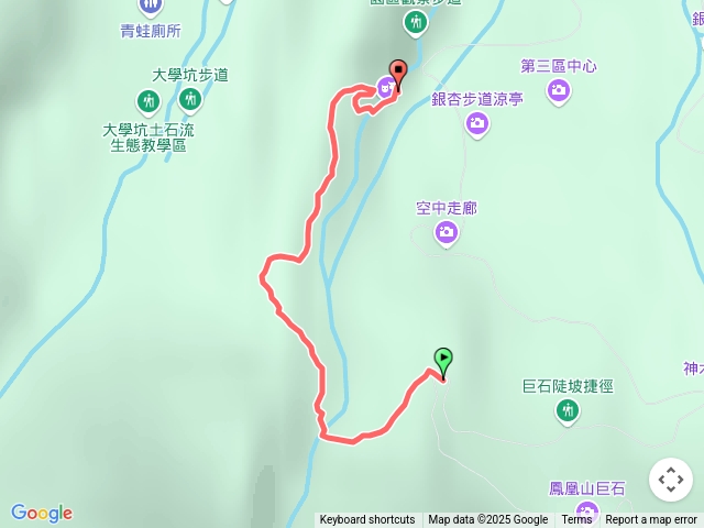 鳳凰林道經森林浴步道下草坪區