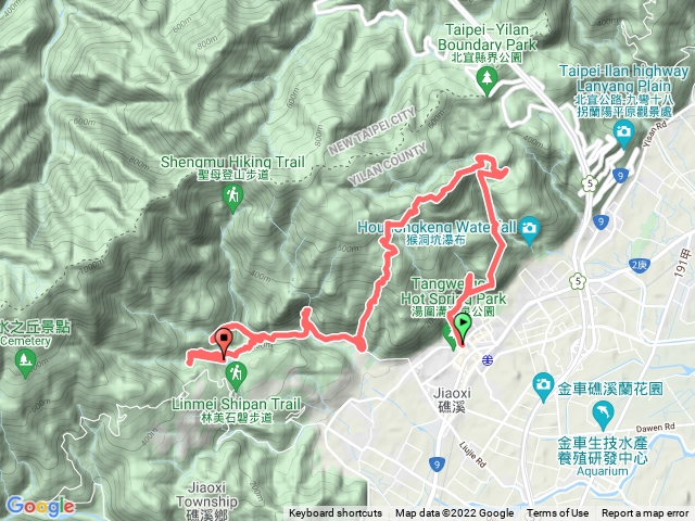 跑馬古道-鵲子山-保線路-五峰旗瀑布-石磐古道-青龍灘-林美石磐步道