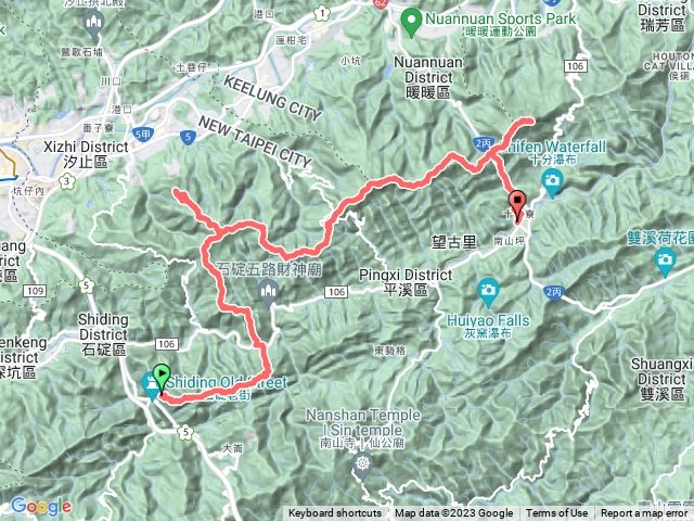 37k 皇帝殿-大尖山-五四縱走下平溪