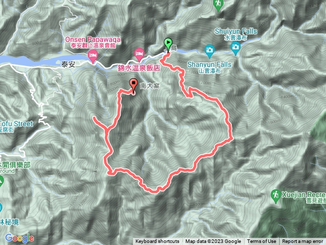 2023.5.13 鳥洗連走 上島山 三叉峰 洗水山 洗水山北峰 O型回泰安停車場