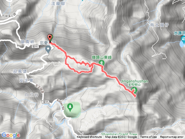 金柑樹山O型縱走 （忘憂森林進→ 留龍頭出）