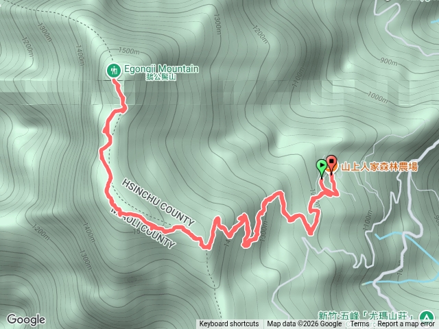 山上人家上鵝公髻山