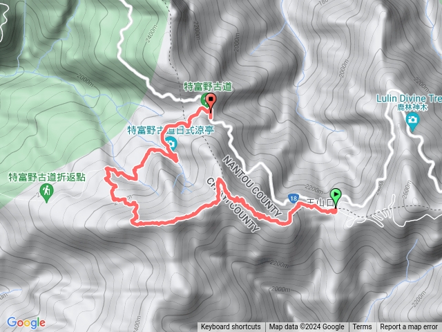 兒玉山東水山特富野縱走預覽圖