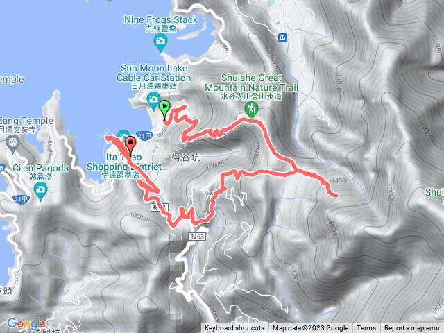 南投日月潭 水社大山 未登頂3.7k折返出潭南村