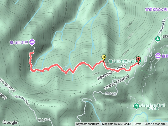觀霧檜山巨木群步道預覽圖