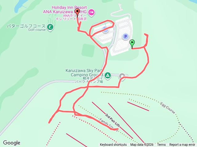 MJ走輕井澤假日渡假飯店步道