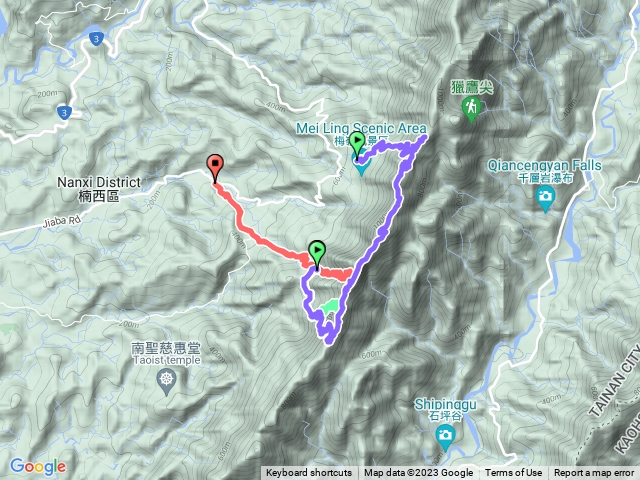 三腳南山山系-綠色長城(中段-竹敏縱走整合)