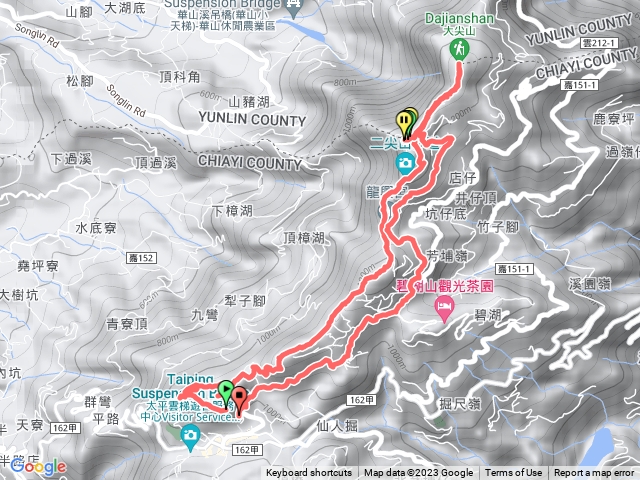 雲嘉五連峰（三元宮上）