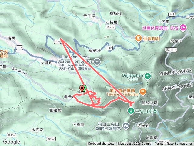 山豬湖二尖山龜仔頭O繞預覽圖