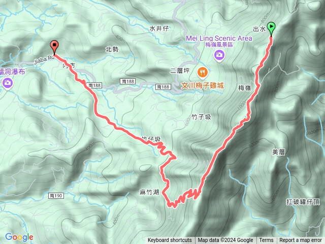 竹子排山、美麗峰-南瀛百岳預覽圖