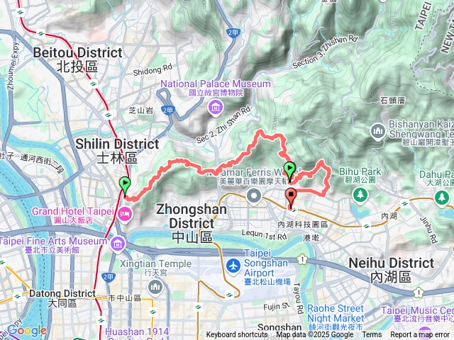 劍潭到西湖捷運站