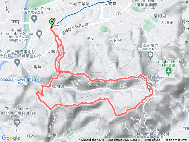 ⛰️頂埔火焰山-大暖尖山-石門內尖山-十八羅漢岩-成福山-📆2022.04.04