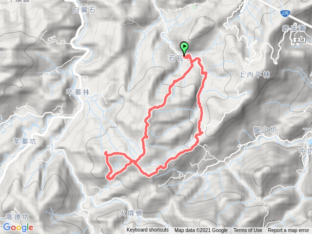 畝畝山、青林山、石古井、石硿子瀑布、石硿子古道