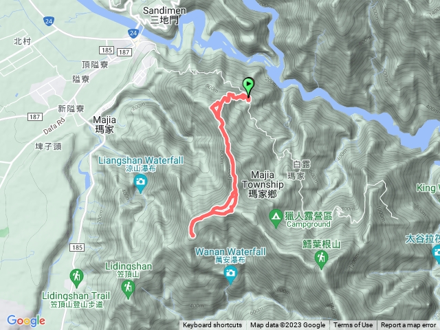 白賓山-真笠東北峰-真笠山連走