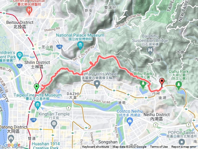 劍潭山+文間山南峰+文間山+西湖山北北峰+論劍山+剪刀石+金面山+竹嵩山+新坡尾山+碧湖山