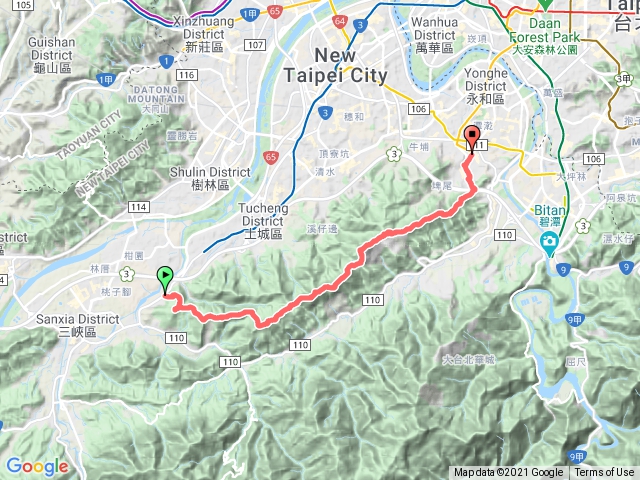 20210127-長壽山公車站牌->南勢角捷運站