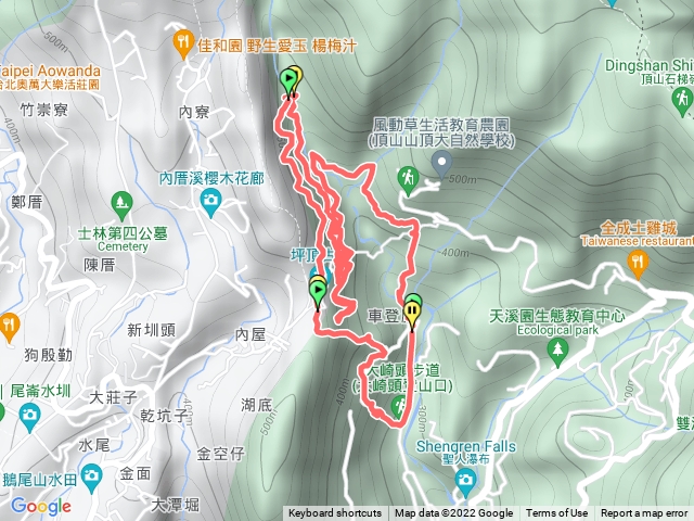 坪頂古圳、坪頂新圳、登峰圳