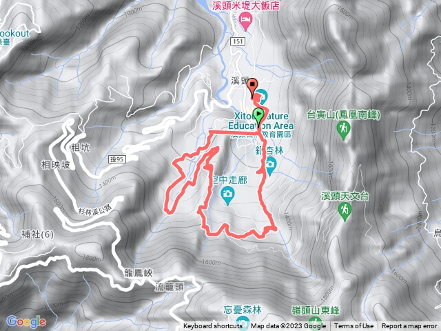 溪頭樹根步道、鳳凰林道，I 沿溪步道