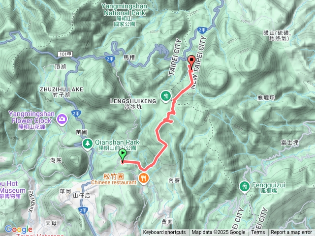 菁礐百年水圳步道竹篙嶺古道竹篙山南峰竹篙山擎天崗環狀步道魚路古道上磺溪橋預覽圖