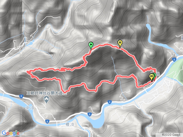 東卯山東南陵o型縱走