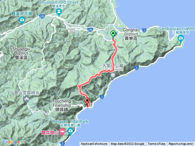 草嶺古道加桃源古道摔倒底