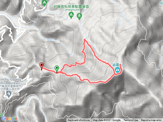 油羅山(1上2下回1)