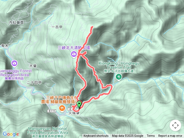 2023-03-05 熊空車站~火燒寮山~蚋仔尖～熊空山～石猴洞～猴洞橋O繞