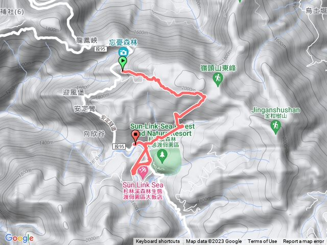 忘憂森林步道及新水路