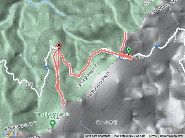 關山嶺山 塔關山
