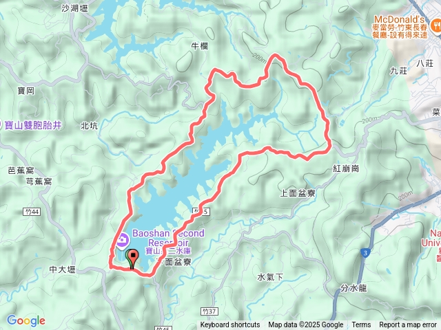 2025-10-19晨間寶二水庫健行