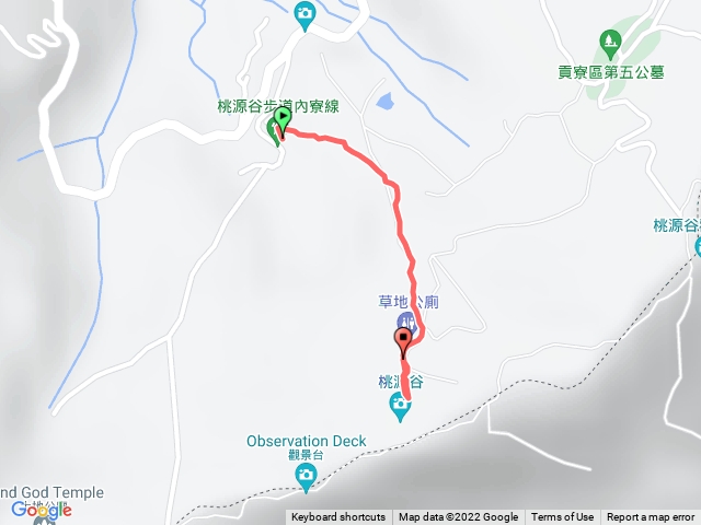 桃園谷步道 內寮