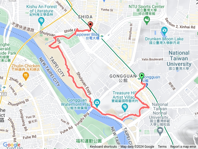 寶藏巖-古亭河濱公園-客家文化主題公園