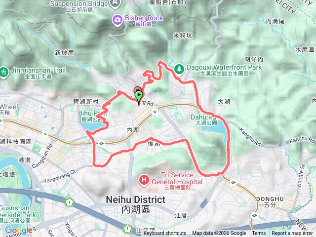 20260418Merrell內湖區碧湖步道