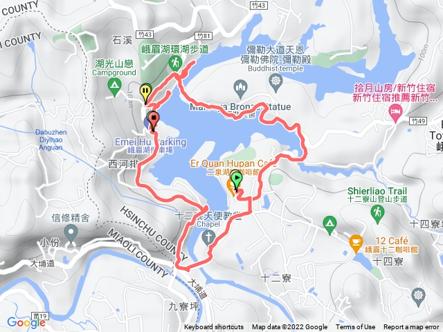 峨眉湖環湖步道