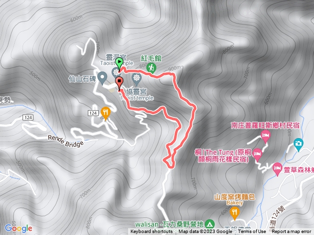 112/1/14-靈洞宮➡️仙山➡️八仙古道➡️124縣道➡️靈洞宮