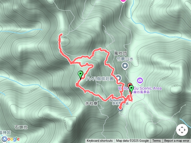 水社寮四大天王山步道