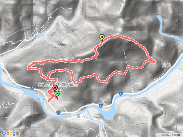 東卯山+下切雪芙蘭折回道觀