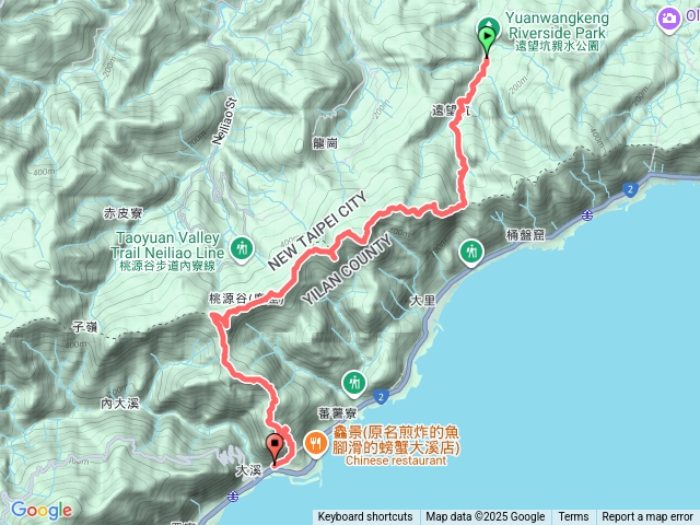 草嶺古道 桃源谷 大溪