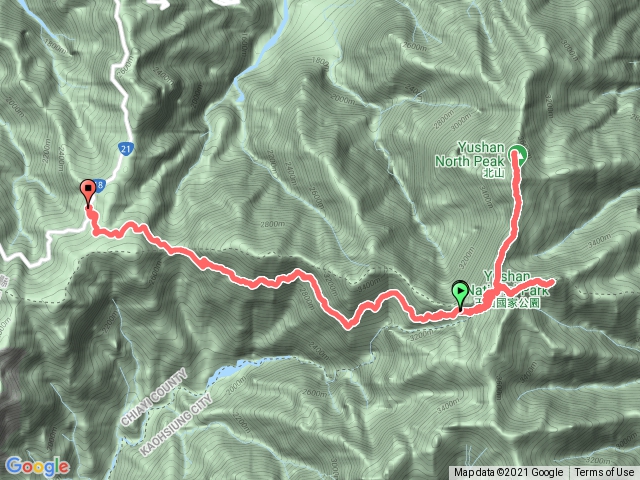 玉山北/北北/主/東