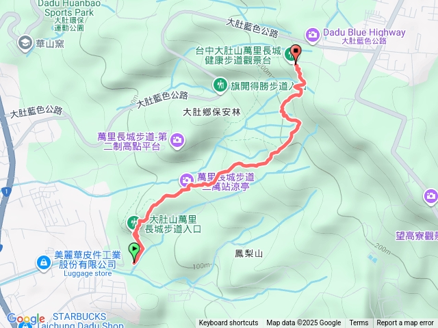 大肚萬里長城步道