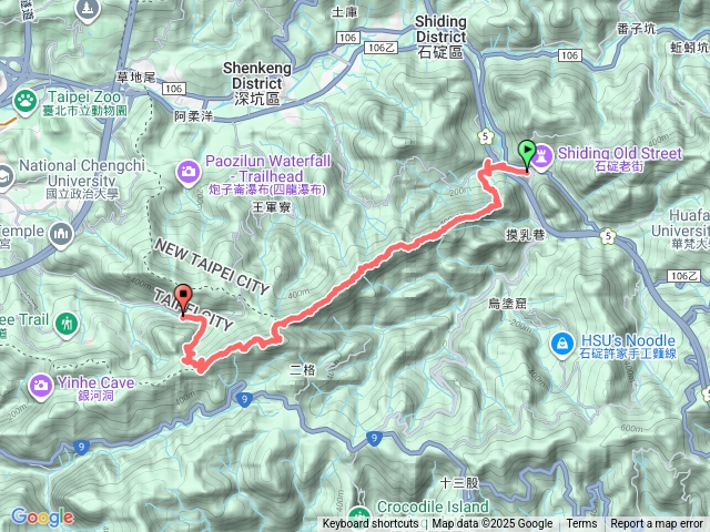 石碇_西帽子岩_炙子頭山_筆架山_二格山_南邦寮山_草湳
